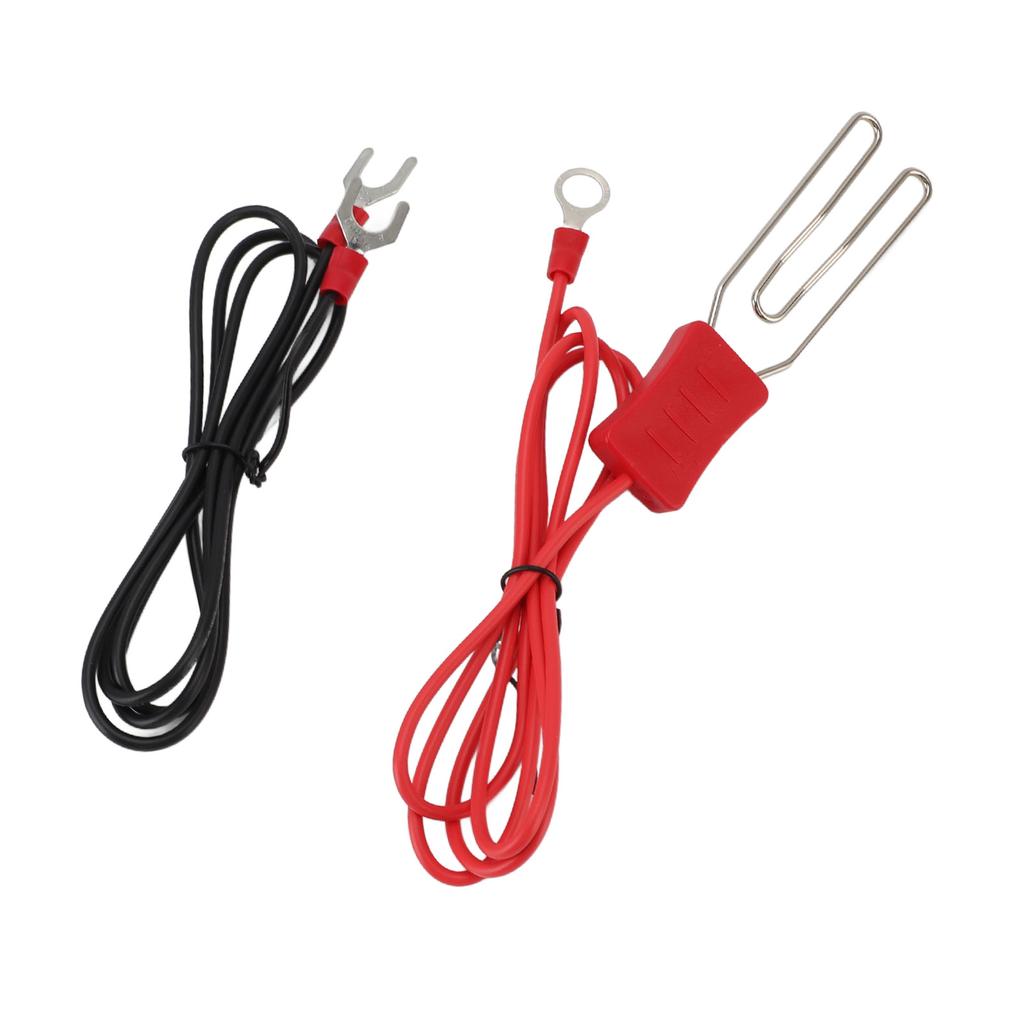 2 Set Connettori Elettrici a Nastro Recinzione Ranch Bestiame Connettore a Gancio in Acciaio Inossidabile Terminale M8