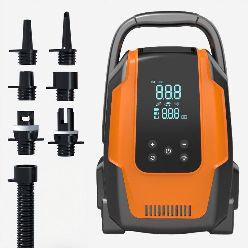 

Компактный беспроводной электрический воздушный насос для автомобиля, палатки, SUP, каяка