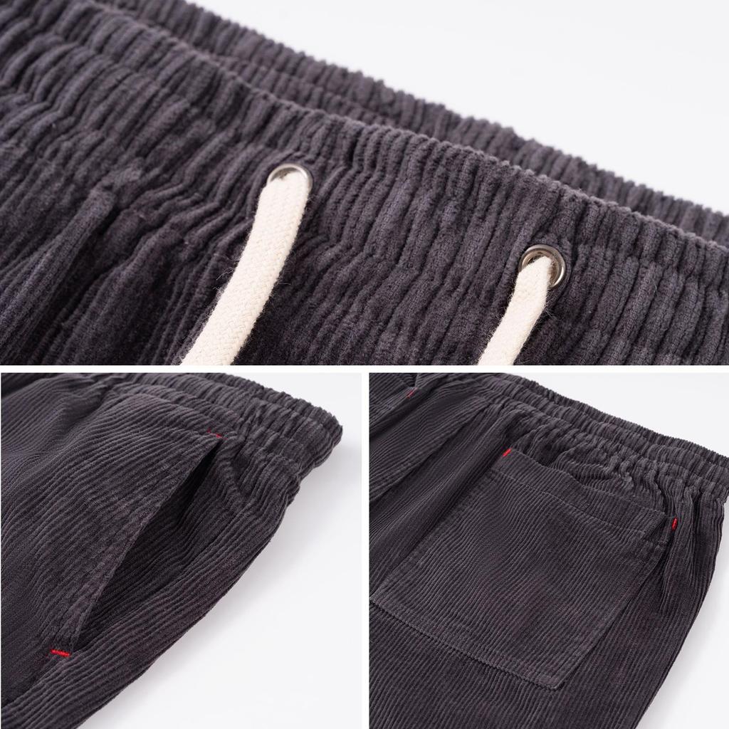 2024 Unisex Heavyweight All-Cotton Corduroy Shorts, Classic Preppy Style, Retro Washed