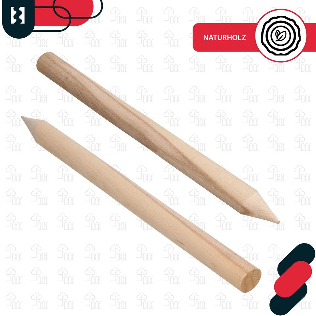 KOTARBAU® Geodetic Beech Wooden Stakes Support for Tomatoes, Vegetables, Trees, 40 CM, Set of 5