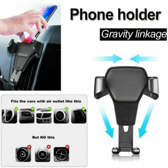 Universal Gravity Car Holder Mount Air Vent Stand Cradle For Mobile Cell Phone