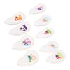 Set 9 buc Huse Cap Fier Golf Piele PU Husă Cap cu Animal de Desene Animate Brodat Alb