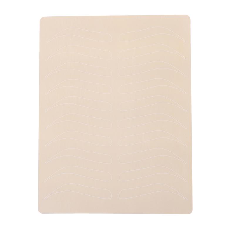 Rubber Tattoo Practice Fake Skin False Eyebrows Tattoo Training Learning 7"X6"