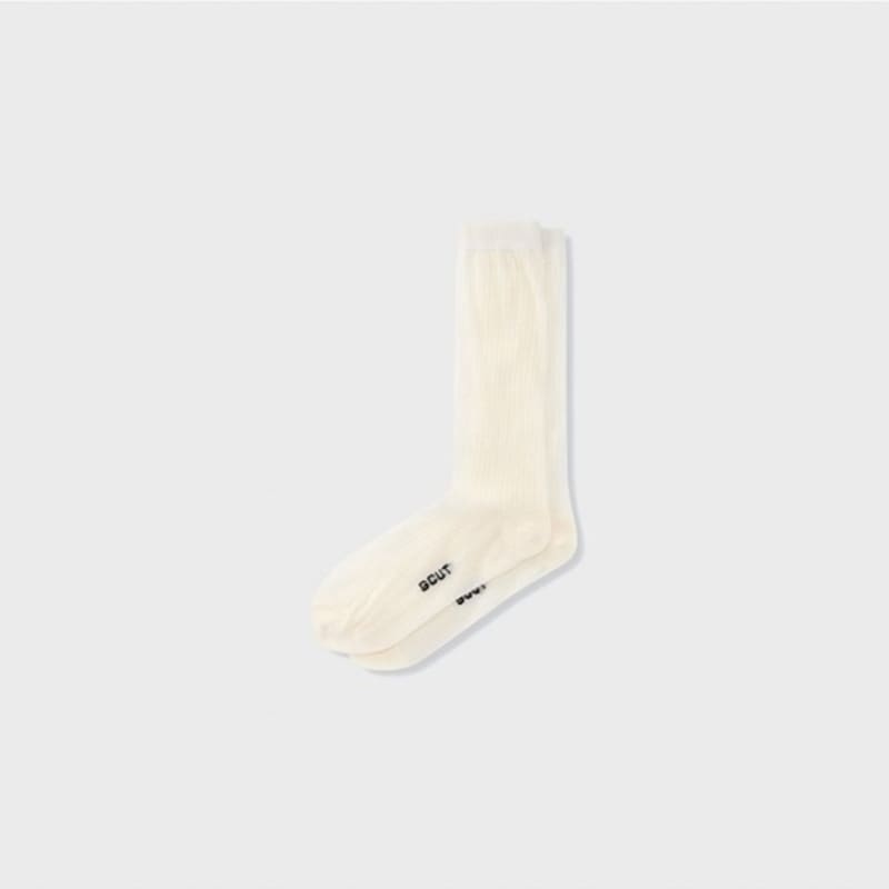 GCUT Logo Gold Socks_Ivory 7215284401
