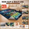 Scoobydoo Mystery Gang Printed Rug Nonslip Easyclean Carpet For Living Room Play Area Hallway Home Party Decor New Year Gift