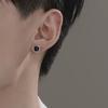 Drip Glue Stud Earrings, Fashionable and High-end, Unique Design, Versatile and Magnetic Ear Clips