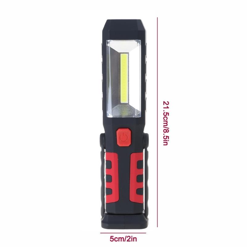 COB LED Magnetic Working Light Torch Portable Inspection Trouble Lights Lamp Super Bright for Car Trailer Truck Repair