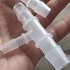 10Pcs Varied Diameter 3 Way Connector Plastic Hose Fittings  for Aquarium Fish Tank Fittings