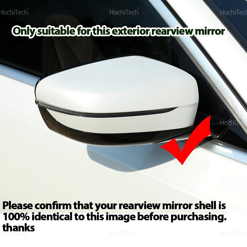 For BMW 3 4 5 7 8 Series G20 G21 G30 G38 G22 G23 G11 G12 G15 G16 Carbon Fiber Glossy Black Replacement Side Mirror Covers Cap