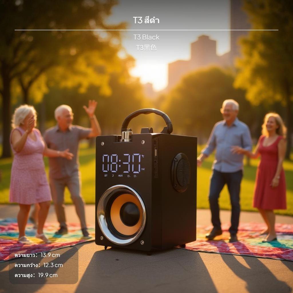 BT audio Speaker, Portable deep bass Outdoor cordless Speaker with Microphone, HiFi Sound,