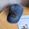 Patch Letter Trendy Cotton Baseball Hat With Breathable Design For Wear Casual