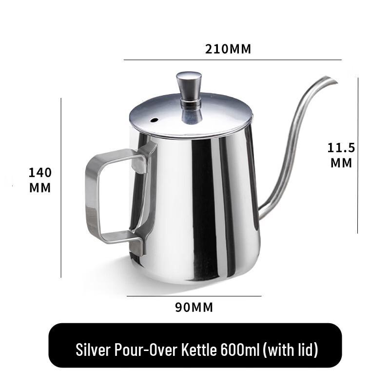 Yuzhuxun 304 Stainless Steel Pour-Over Coffee Kettle