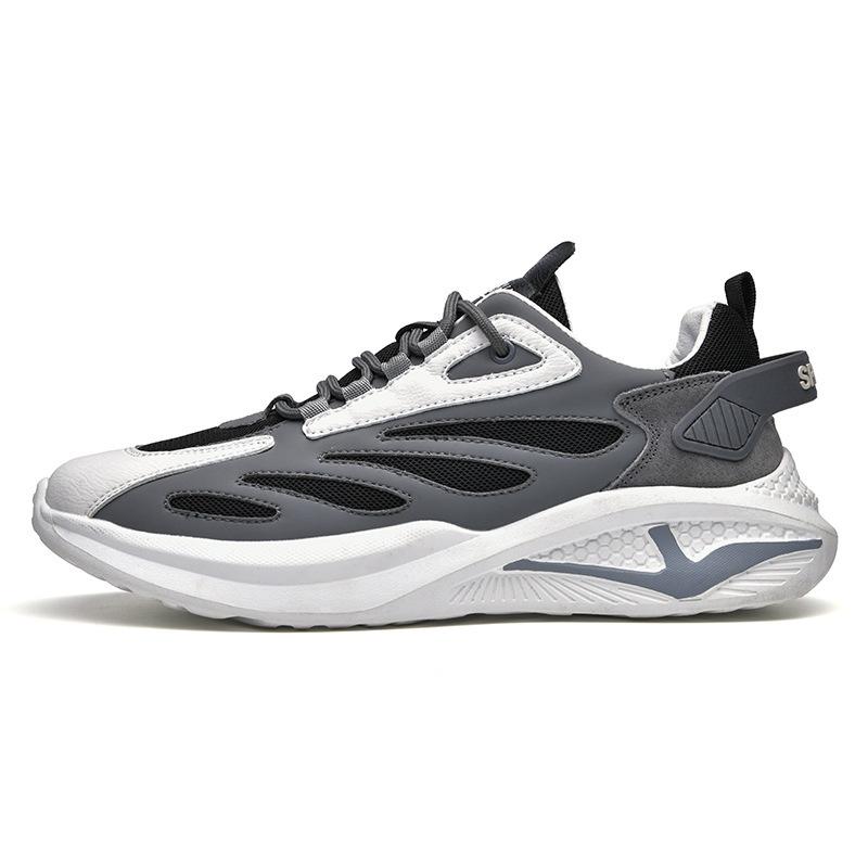 Shoes Men's 2025 Spring and Summer New Men's Casual Shoes Flying Woven Breathable Low-top Running Shoes Trend Korean Version of Men's