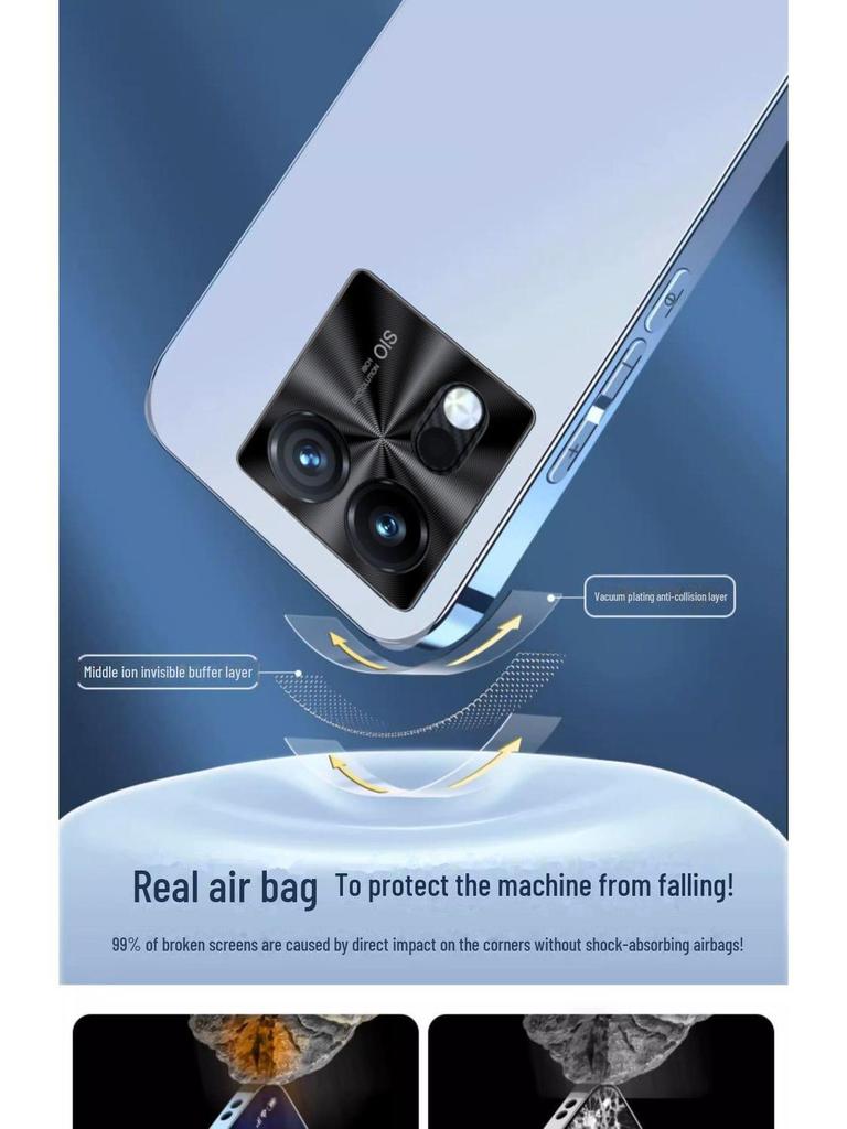 Ultra-Thin Frosted Business Case for iQOO Neo8/9S Pro – Electroplated, All-Inclusive Protection