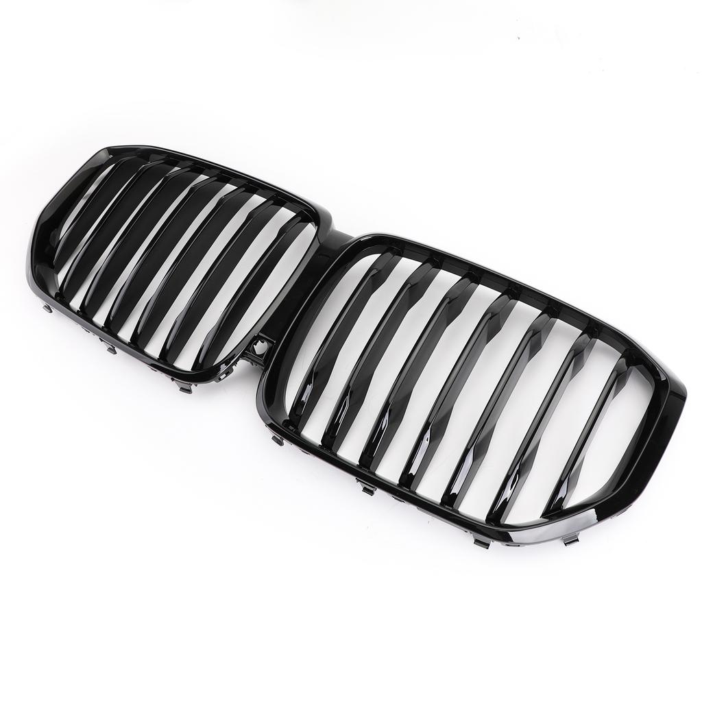 Glossy Gloss Black  Front Kidney Grill Grille Performance For 2019 BMW X5 G05
