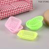 10Pcs Washing Storage Basket 1:12 Dollhouse Washing Vegetables Fruit Food Baskets Kitchen Decor Toy Doll House Accessories