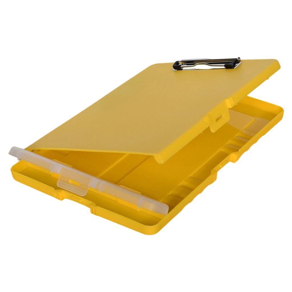 Portable Nursing Clipboard Writing Board File Organiser with Clipboard Pen Case Document Storage Case For Office School