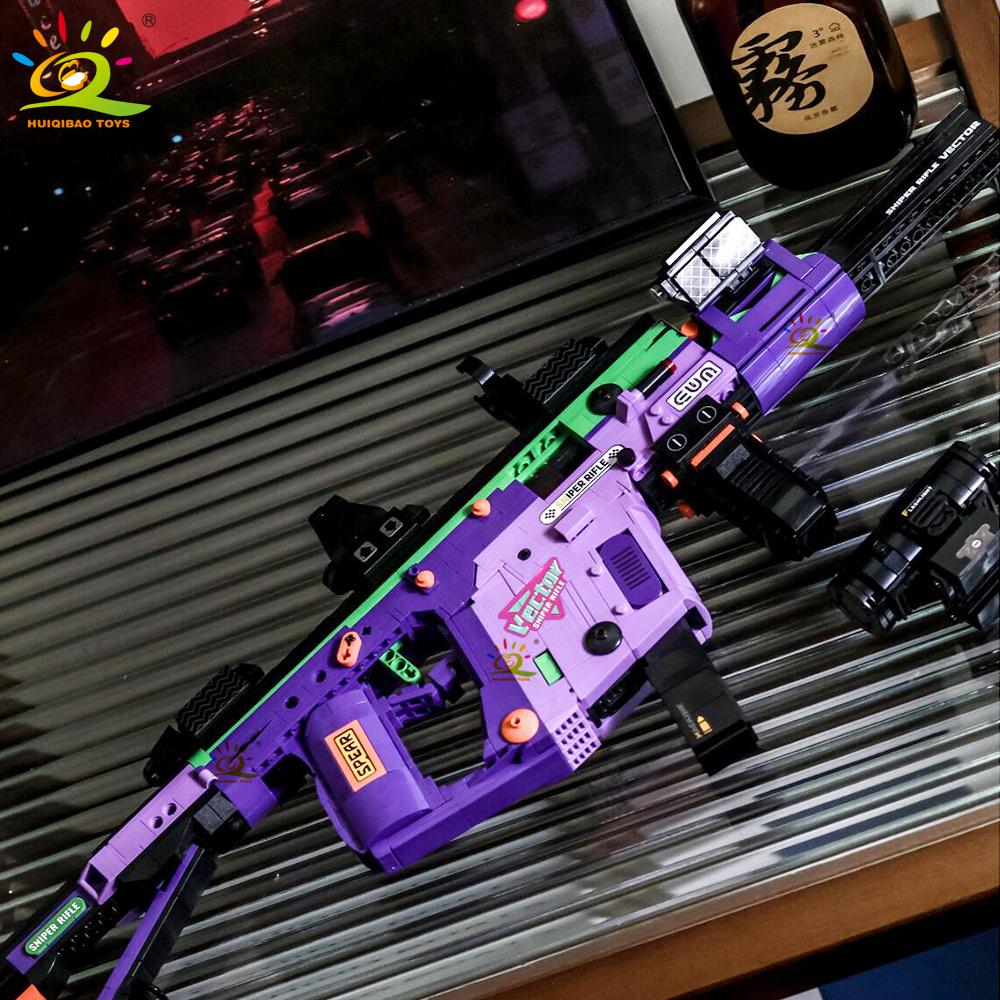 MP5 MOC Weapon Model Building Blocks Military Army Pistol Gun Display Technical Bricks Children’s Toy for Boy Game