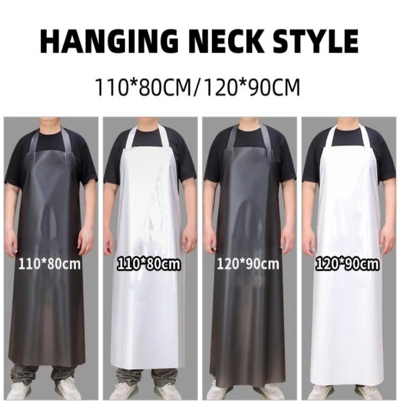 Apron Tpu Odorless Heat-Resistant Waterproof Oil Resistant Men'S And Women'S Aprons Multifunctional Apron