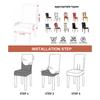 Christmas Chair Covers Stretch Washable Christmas Chair Protector Slipcovers For Kitchen Home Dining Room