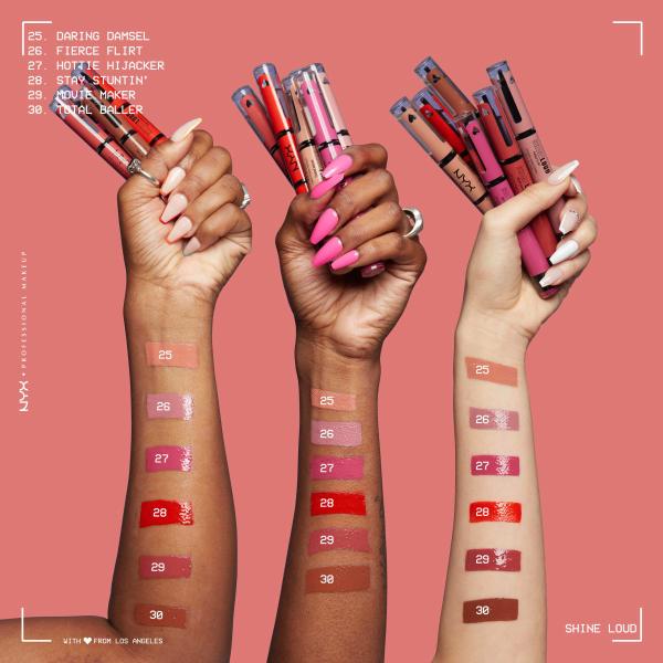 Nicks NYX Lipstick Shine Loud Pro Pigment No. 29 Movie Maker