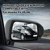 5 Pins Rearview LED Lights Side Mirror Assembly For Honda Fit 2005 2006 2007 2008 Honda Jazz With Electric Adjustments Auto Part
