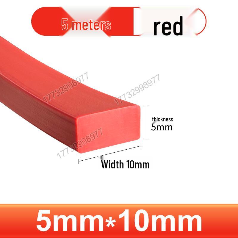 High-Temperature Resistant Transparent Silicone Rubber Sealing Strip