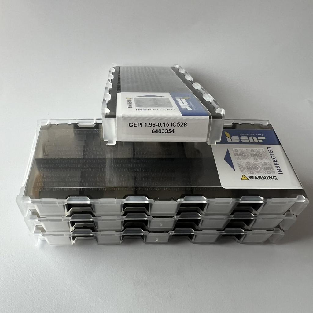 ISCAR / GEPI1.96-0.15 IC528 / Industrial indexable carbide inserts 10 Pcs