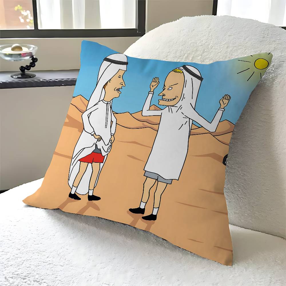 B-Beavis And Butt-Head Personalized Pillow Dust Cover Bedroom Kids Party Decoration Pillowcase Birthday Children Gift