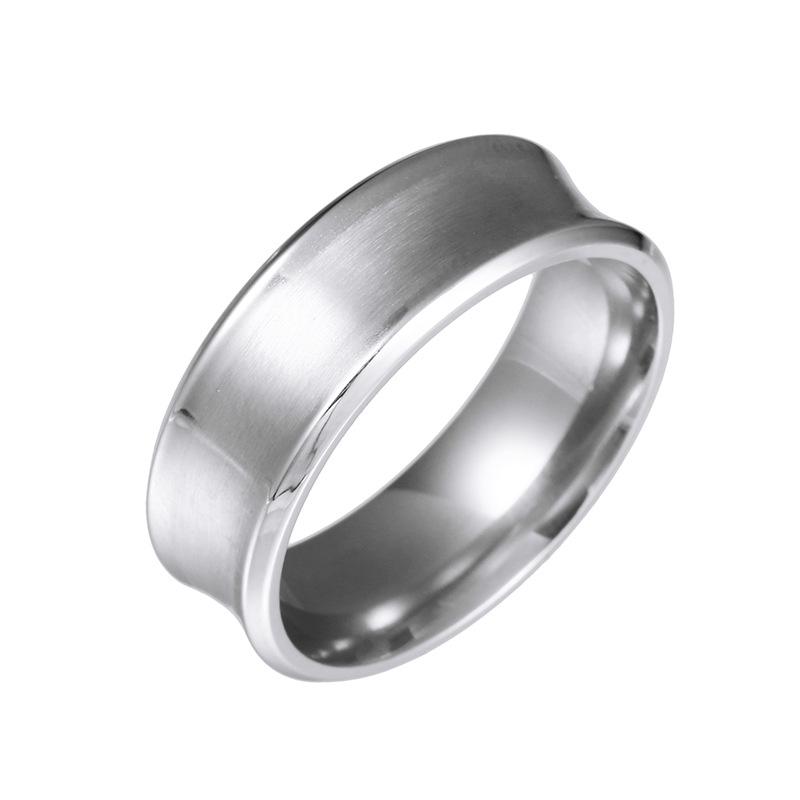 Man Jewelry Men's Titanium Steel Ring Men's Jewelry