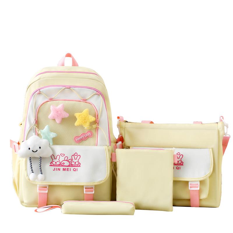 New Schoolbags  Fashionable and Trendy Burden Reduction and Spine Protection Backpack