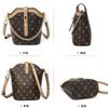 PVC Smartphone Crossbody Bag Small Shoulder Popular Chain Hand Strap Lightweight Cute 2way [LAORENTOU] Women's (Coffee Brown-A)