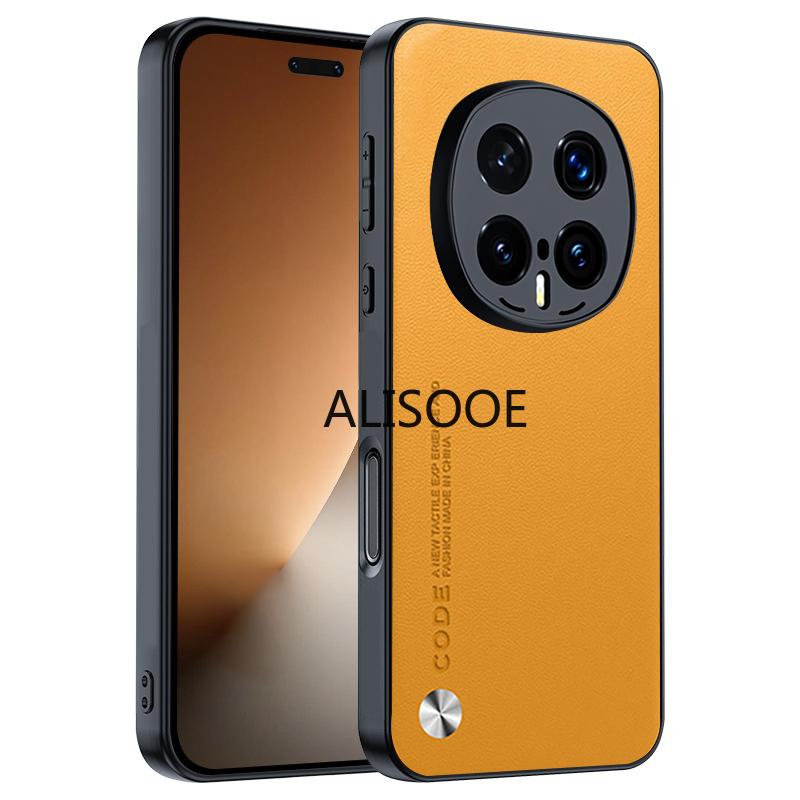 

Кожаный чехол для Honor Magic 8 Pro / Magic8 7 Lite Чехол-накладка Модный Текстура волокна PU-кожа Защита Ударопрочная Задняя Крышка Honor Magic 7 Lite жёлтый