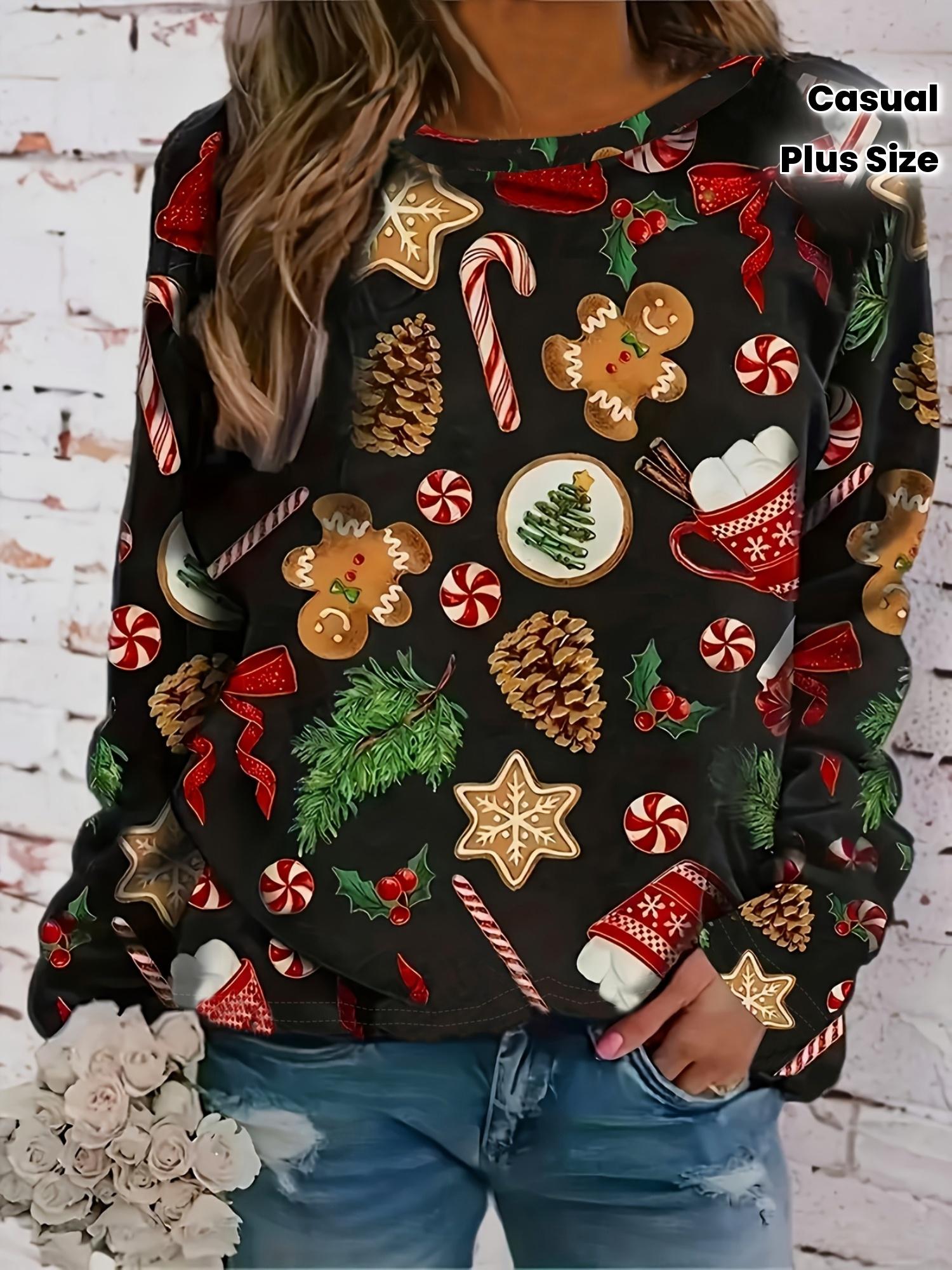 

Women s T-Shirt,3D Printing,O Neck,long Sleeve,Casual,Lightweight Top,fresh,Hip Hop ,Large Size,Fashion 7XL