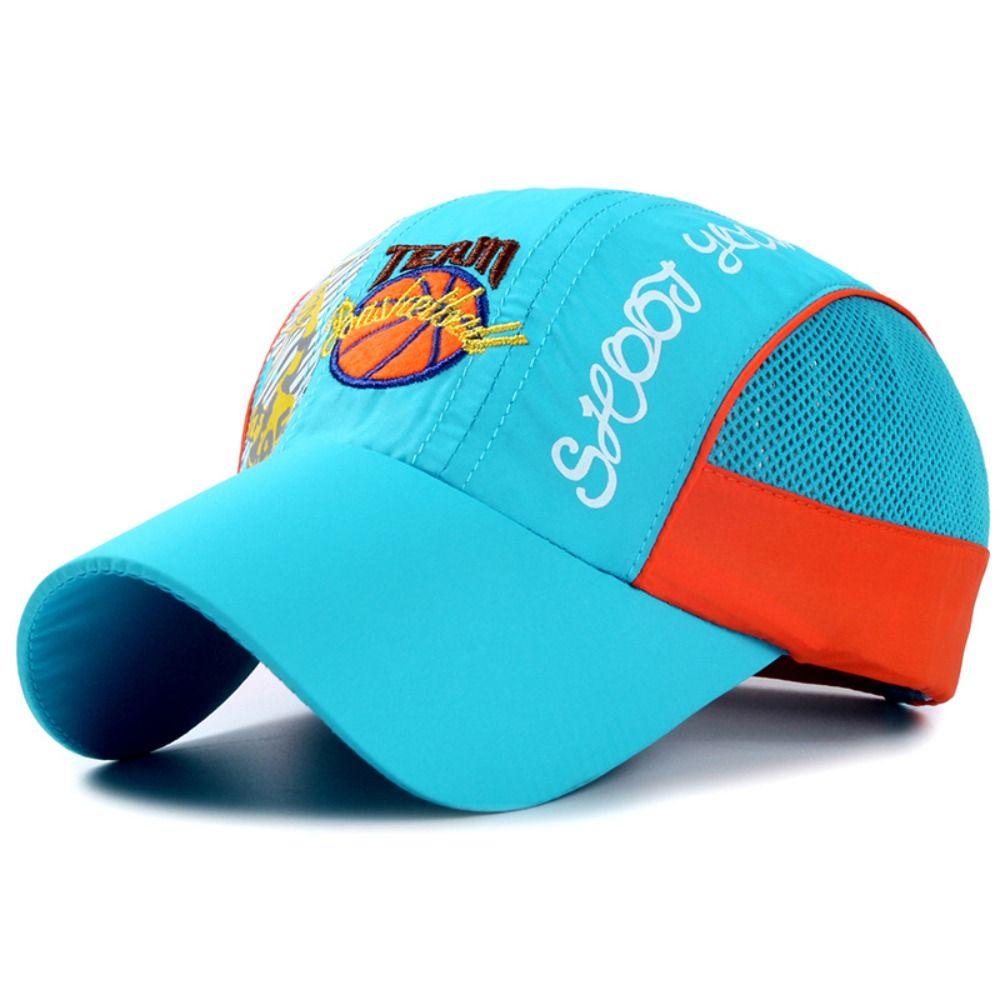 Anti-UV Kinder Baseballkappe Schnelltrocknende Laufmütze Modischer Sonnenhut Tennis