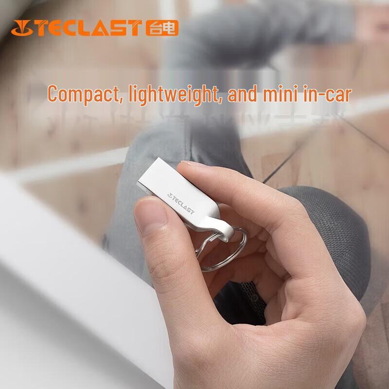TECLAST 64GB Mini Wasserdichter USB 2.0 Metall-Speicherstick