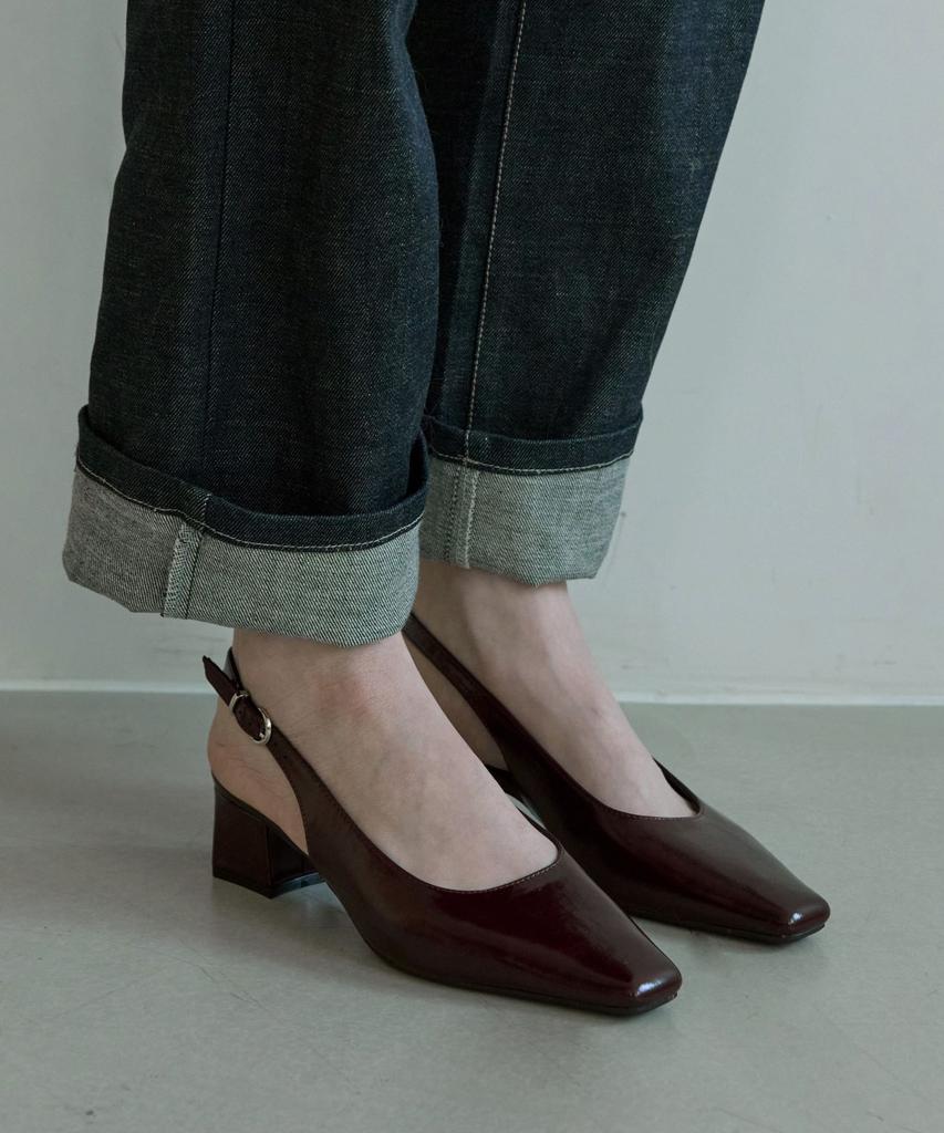 Spur Rossan Minimal Slingback Pumps 2.5Cm -Ws9009 (3Color)