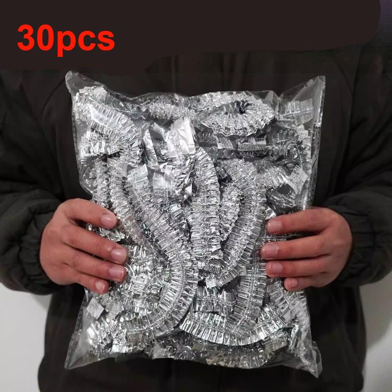 10/20/30/50Pcs Aluminum Foil Film Food Cover Food Grade Disposable Food Covers Saran Wrap Fruit Vegetable Fresh-Keeping Lids