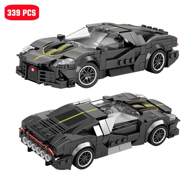 Non-Toxic Creative Ideas City Famous Racing Vehicle Model Building Blocks Moc Sports Car Assembly Bricks Kids Toys For Children Birthday Gifts