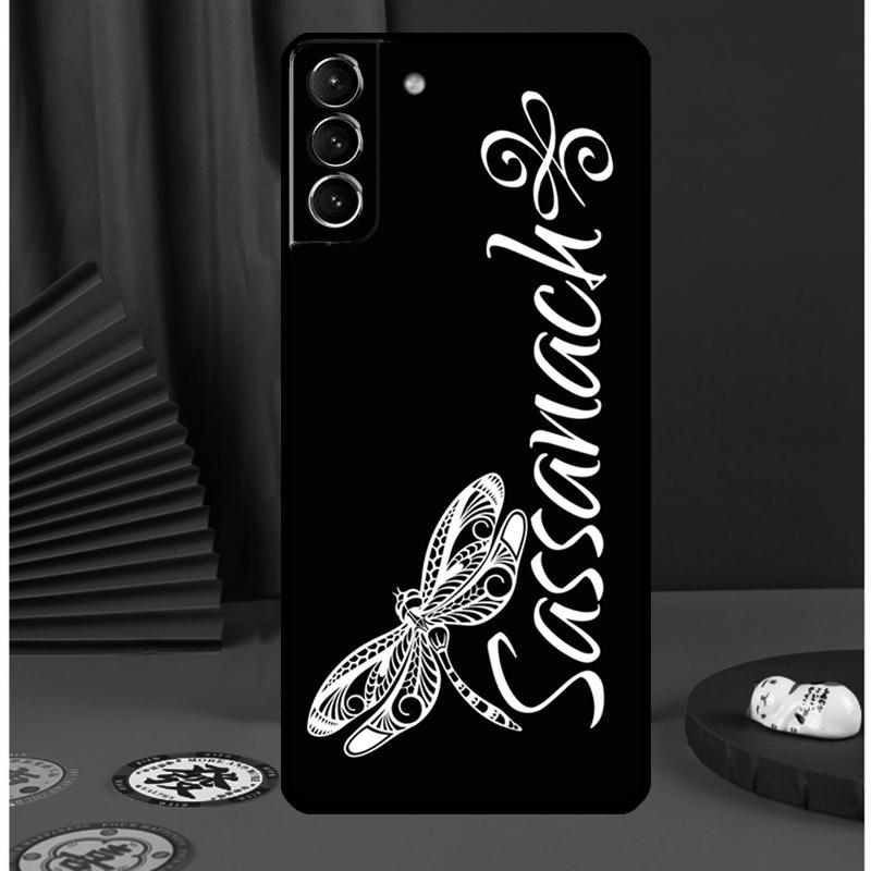 Outlander Sassenach Libelle Handyhülle Für Samsung Galaxy S25 Ultra S9 S10 S20 S21 S22 Plus S23 FE S24 Ultra Rückseite