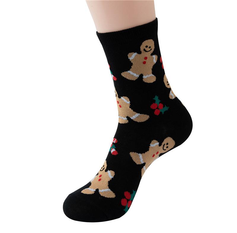 Novelty Socks Christmas Socks Santa Claus Socks, Christmas Multi Color Cartoon Christmas Socks Cotton