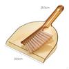 Dust Pan Brush Nesting Tiny Cleaning Broom Portable for Computer Office Home Gray