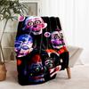 1pc Blanket Five Nights at Freddy's2 Print Design, Lightweight Blanket for Sofa, Bed- Soft &Warm, Gift for All Seasons like Christmas, Halloween