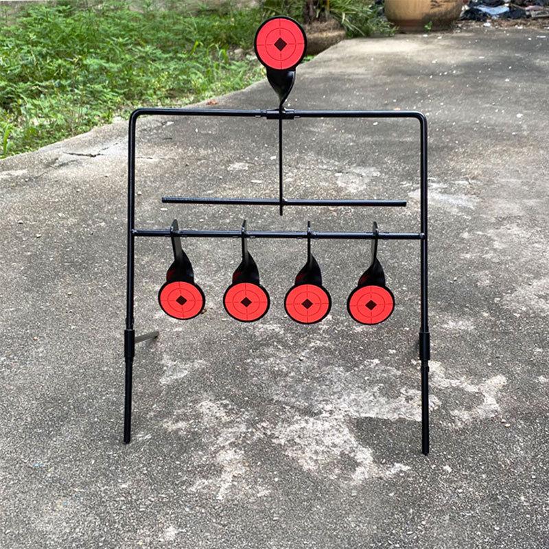 Drehendes Metall-Ziel für Weichkugeln zum Schießen für CS-Taktiktraining im Innen- und Außenbereich