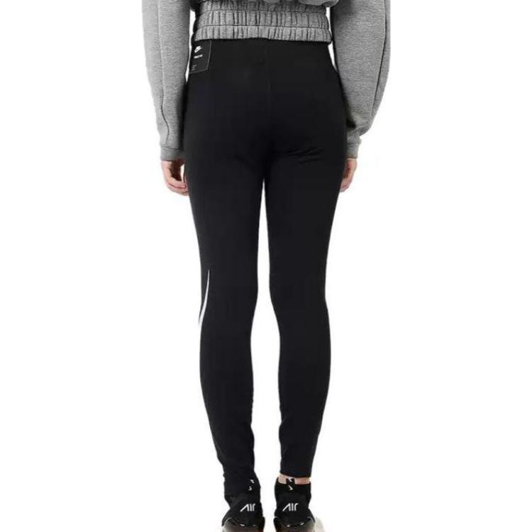 Nike Logo Print Slim Fit Sports Pants Women Pants Black AT5447-010