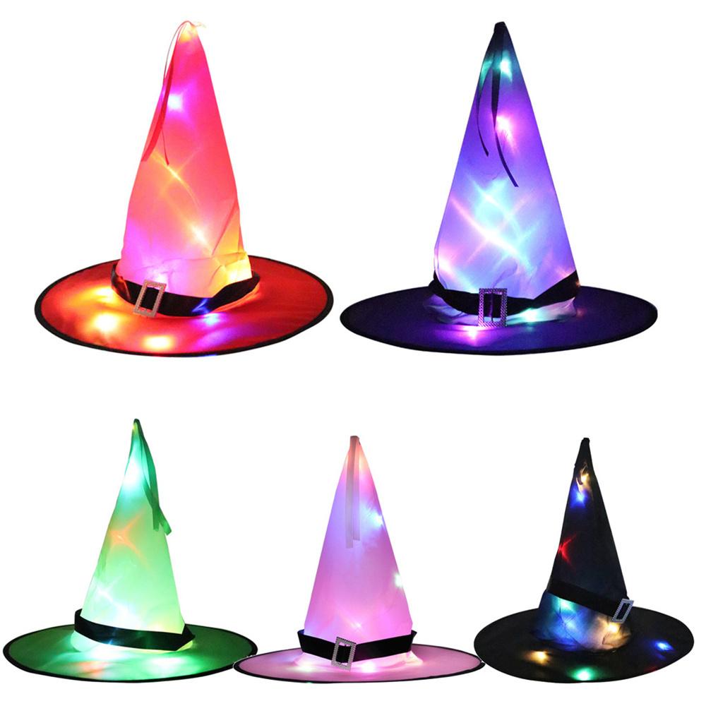 LED Lichter Hexenhut Halloween Elfenohren Für Kinder Partydeko Outdoor Baumhängeornament Halloween Dekoration 1 Stück