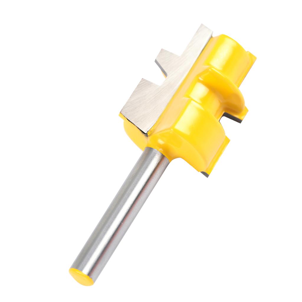 1Pcs Helical Tooth Shank Lock Miter Router Bit Cutter Woodworking Drill Cutting Tool 14