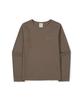 SNOWPEAK APPAREL Ribbed Women'S Long Sleeve T-Shirt (S26Swftl39) Brown