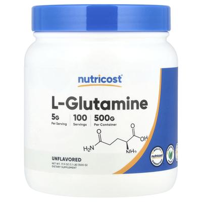 L-Glutamine, Unflavored, 500G(17.9Oz)