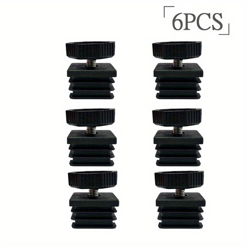 

6pcs Adjustable Furniture Leg Pads M8 35Mm Threaded Feet For Tables Chairs Table Legs For Furniture Adjustable Furniture Legs